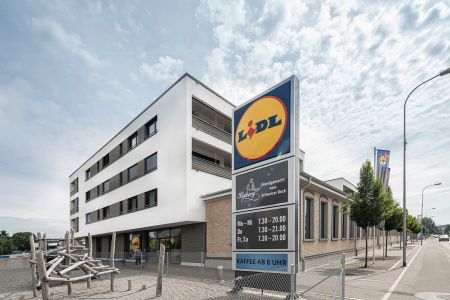 Oddělení supermarketu a bytových prostor - Lidl | Münchwilen (REGUPOL sound 17, REGUPOL vibration 200)